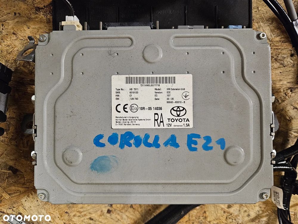 TOYOTA COROLLA E21 MODUŁ NAWIGACJI MODUŁ TELEFONU - 2
