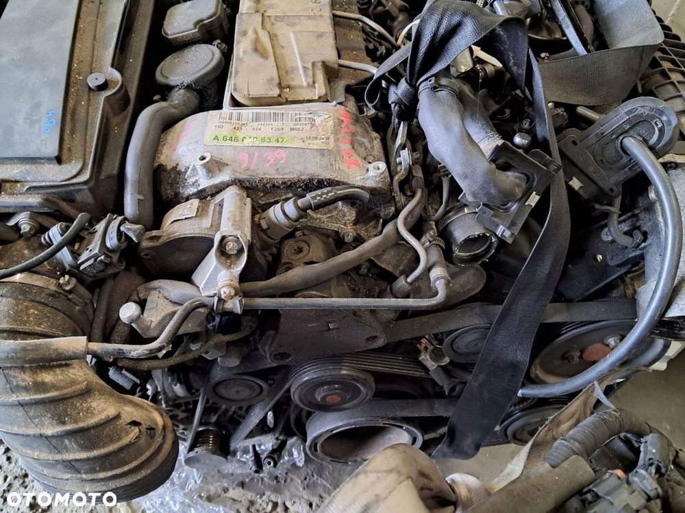 mercedes-benz clk w209 2.2 cdi silnik kompletny 646966 układ wtryskowy - 3