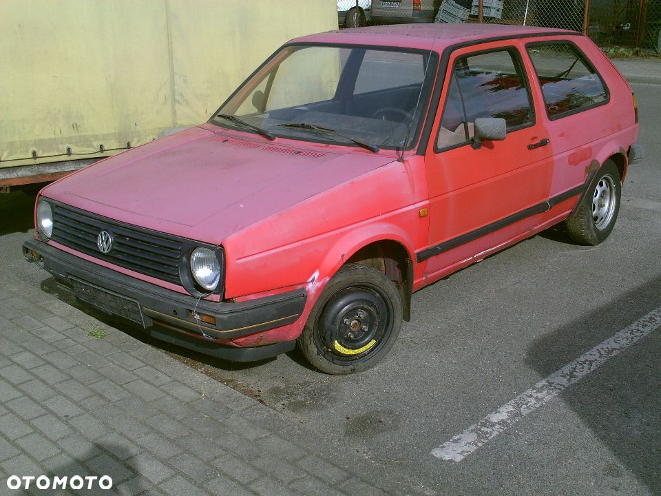 Vw golf 2 II na czesci3d 1,6benz,maska blotniki drzwi pas dywany kokpit lampy,szyby,belka instalacja - 1