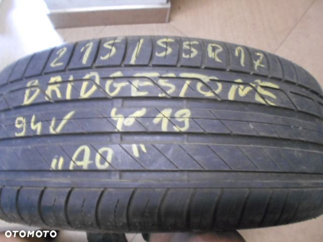 Opona pojedyńcza 215/55r17 bridgestone turanza t001 7mm lato  AO
