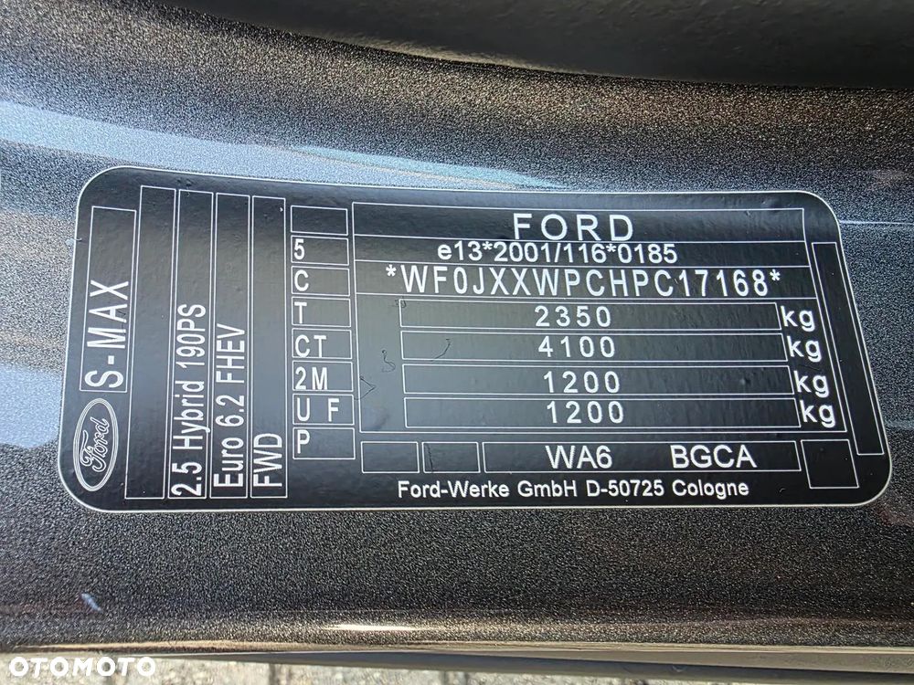 Ford S-Max 2.5 Duratec FHEV TREND - 30