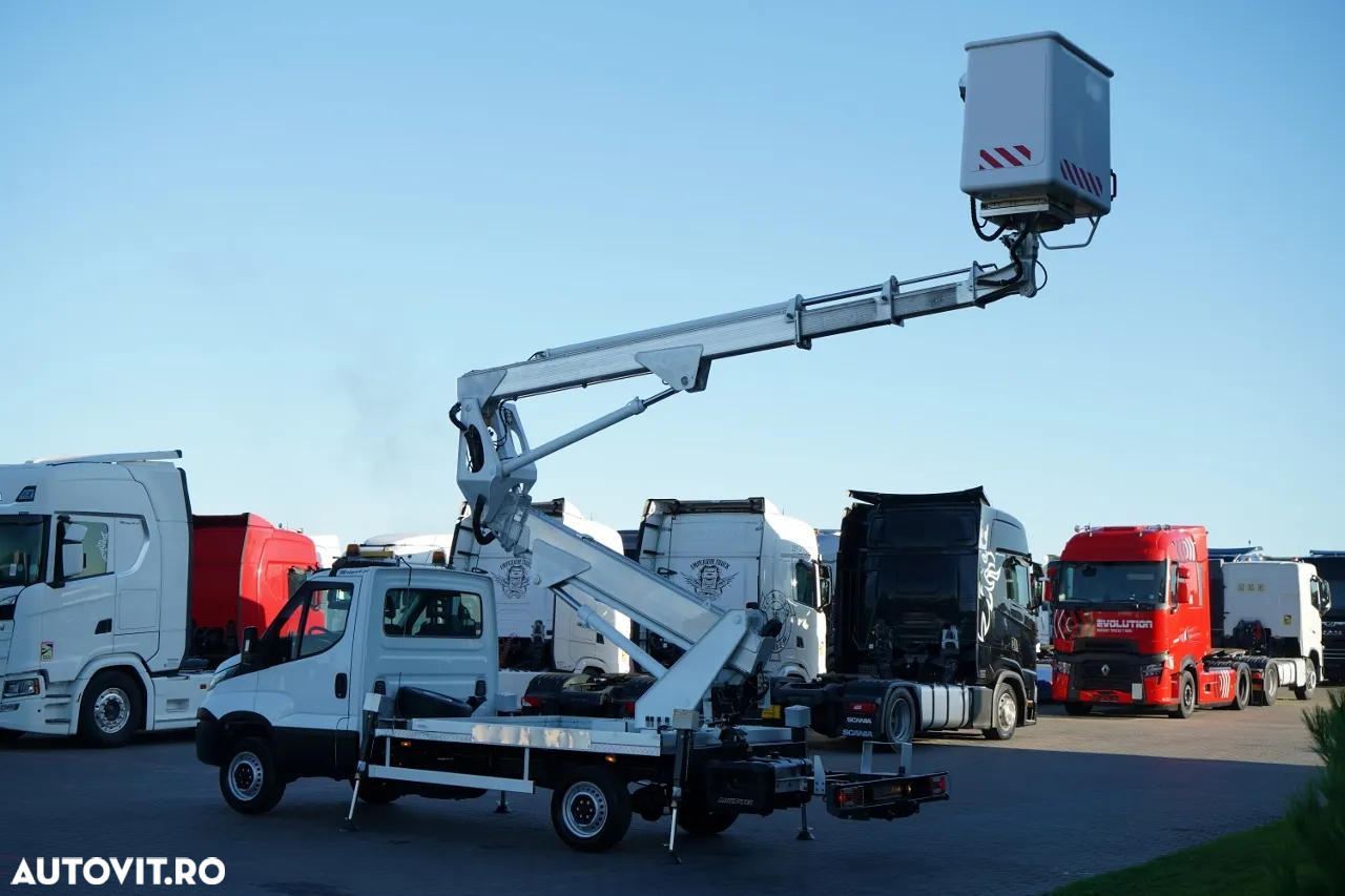 Iveco DAILY 35-120 / RIDICARE 20 METRI / 4 STABILIZATOARE / MANUALĂ / 2017 - 6