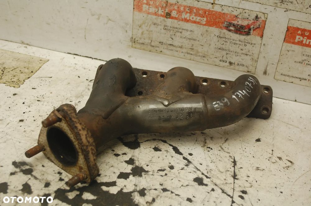 KOLEKTOR WYDECHOWY LEWY PRAWY 1740730 1740731 BMW 5 E39 2.5 BENZYNA - 4