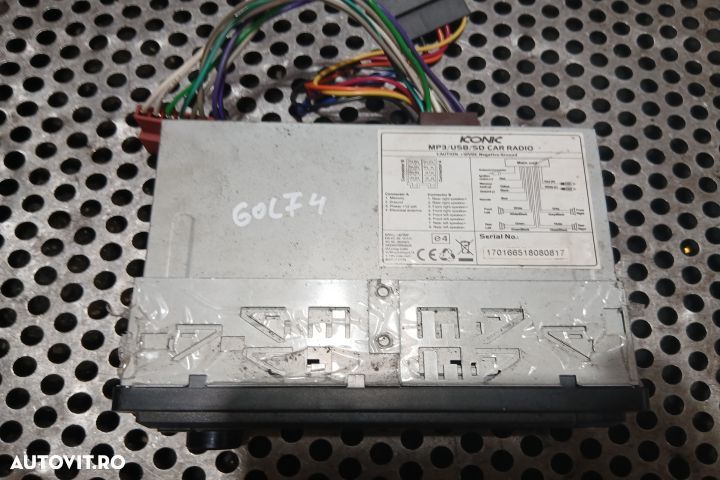 Radio cd Volkswagen VW Golf 4 [1997 - 2006] wagon 1.9 TDI MT (90 hp) - 2