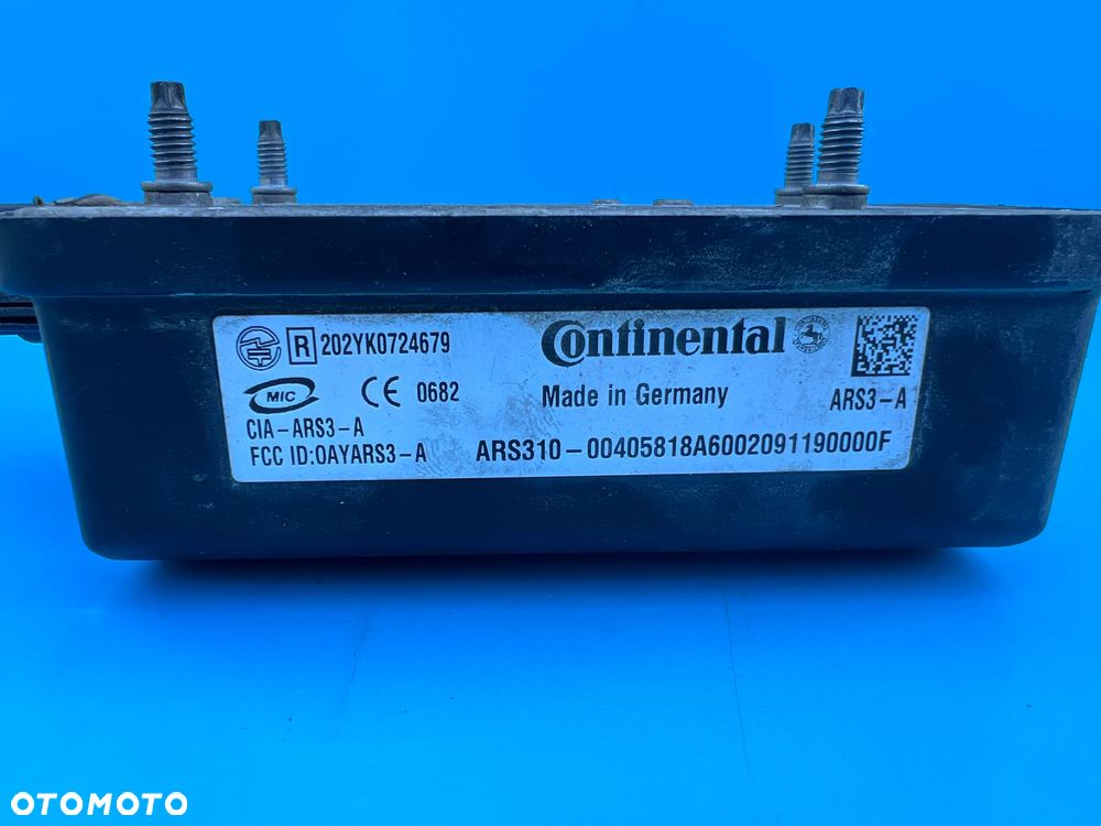 RADAR DISTRONIC MERCEDES W212 CLS 202YK0724679 A2124403714 - 3
