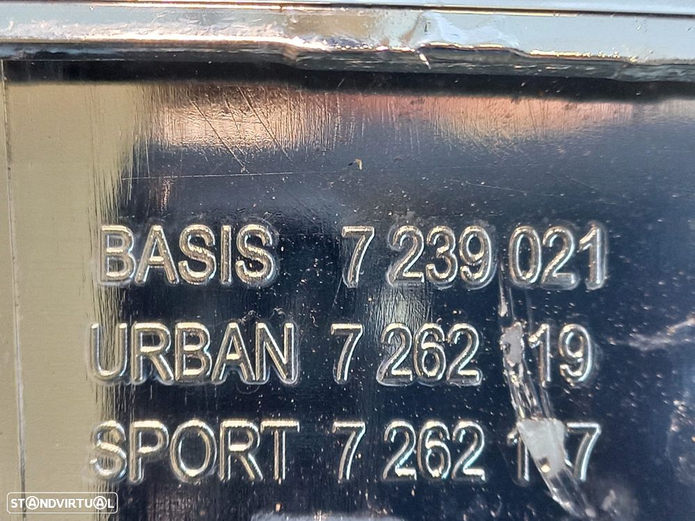 GRELHA VENTILAÇÃO EXTERIOR MOTOR PARACHOQUES 7239021 7262119 7262117 BMW SERIE 1 F20 - 4