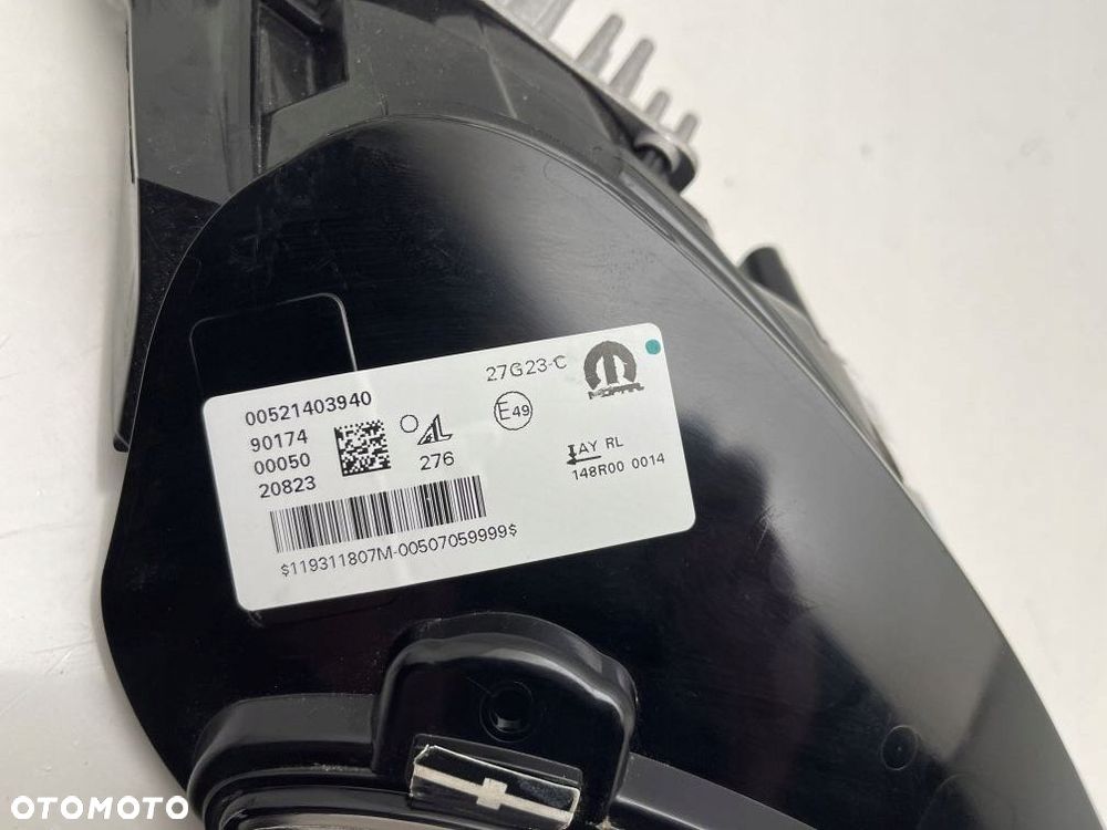 ŚWIATŁO DO JAZDY DZIENNEJ HALOGEN DRL FIAT 500 E 500E PRAWY 00521403940 - 4