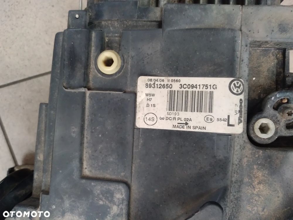 Volkswagen Passat B6 Reflektor Przód Przedni Lewy Bixenon Skrętny 3C0941751G - 3