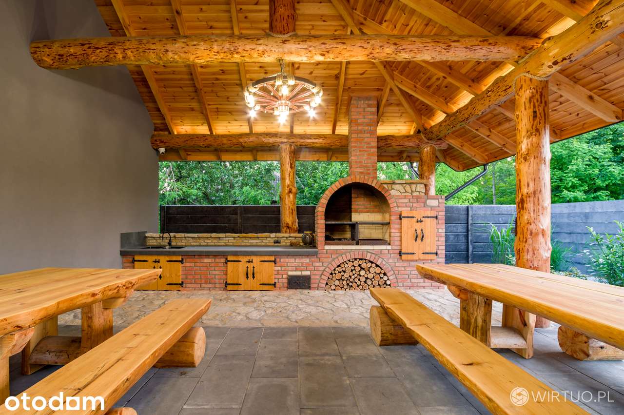 Unikatowa posiadłość w sercu lasu+wiata z bali+sauna+grill+2,5h las - Pełny obrazek: 5/20