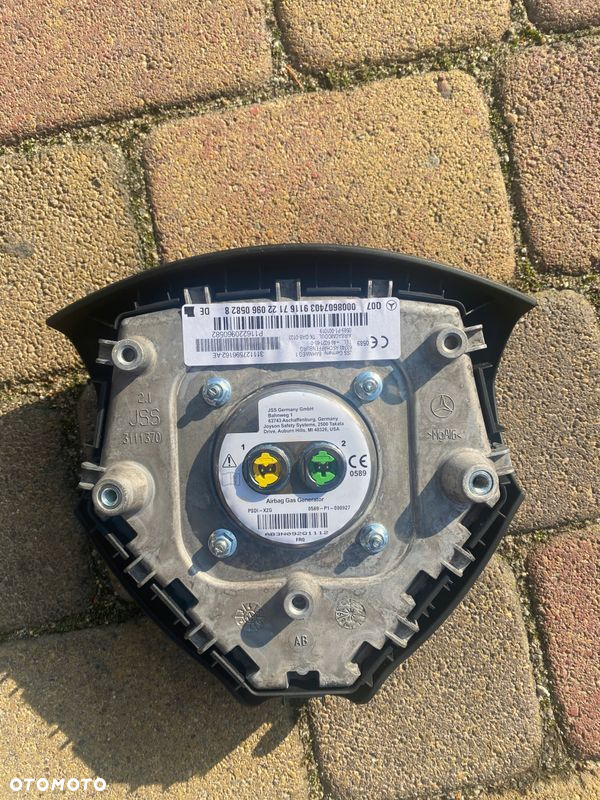 MERCEDES A KLASA W169 KONSOLA AIRBAG SENSOR KOMPLET EUROPA - 6