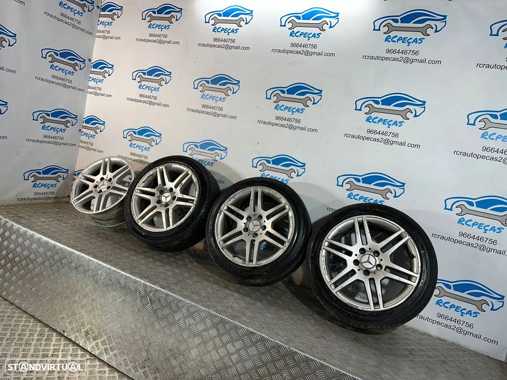 .Conjunto Jantes 17 AMG Originais Mercedes Benz 5x112 7.5J 8.5J ET47 ET58 - 1