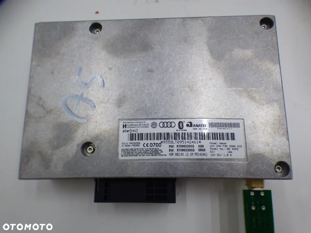 MODUŁ BLUETOOTH 8T0862335D AUDI A5 A4 B8 gorlice - 1