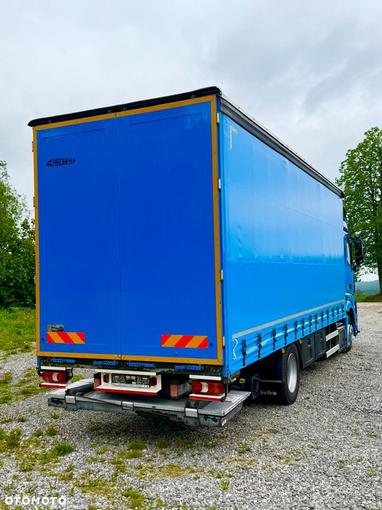 Mercedes-Benz ACTROS 1833 / FIRANKA / WINDA / NOWY TACHOGRAF G2V2 / 19PALET / 8TON ŁADOWNOŚCI / AUTOMAT / DUŻY SILNIK  / SYPIALKA / SERWISOWANY / 2018 / JAK NOWY  / - 4
