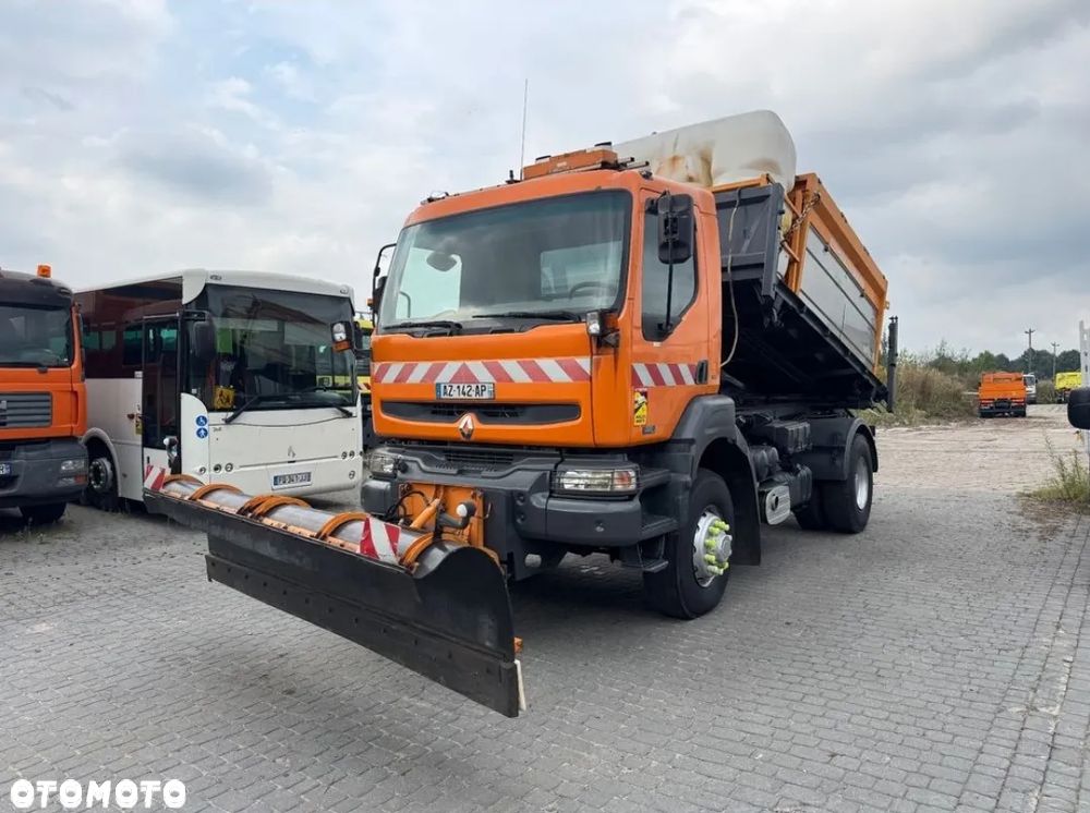 Renault Kerax 4x4 320DCi Wywrotka 3str 2004r. Klima SPECJALNY Solarka ACOMETIS Piaskarka Pług - 2