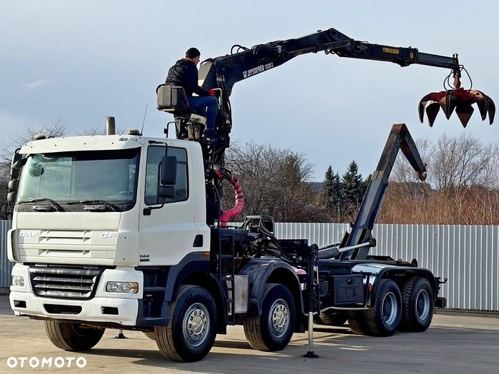DAF CF 85.430 * Hakowiec * JONSERED J1320Z * 8x4 * STAN BDB - 2