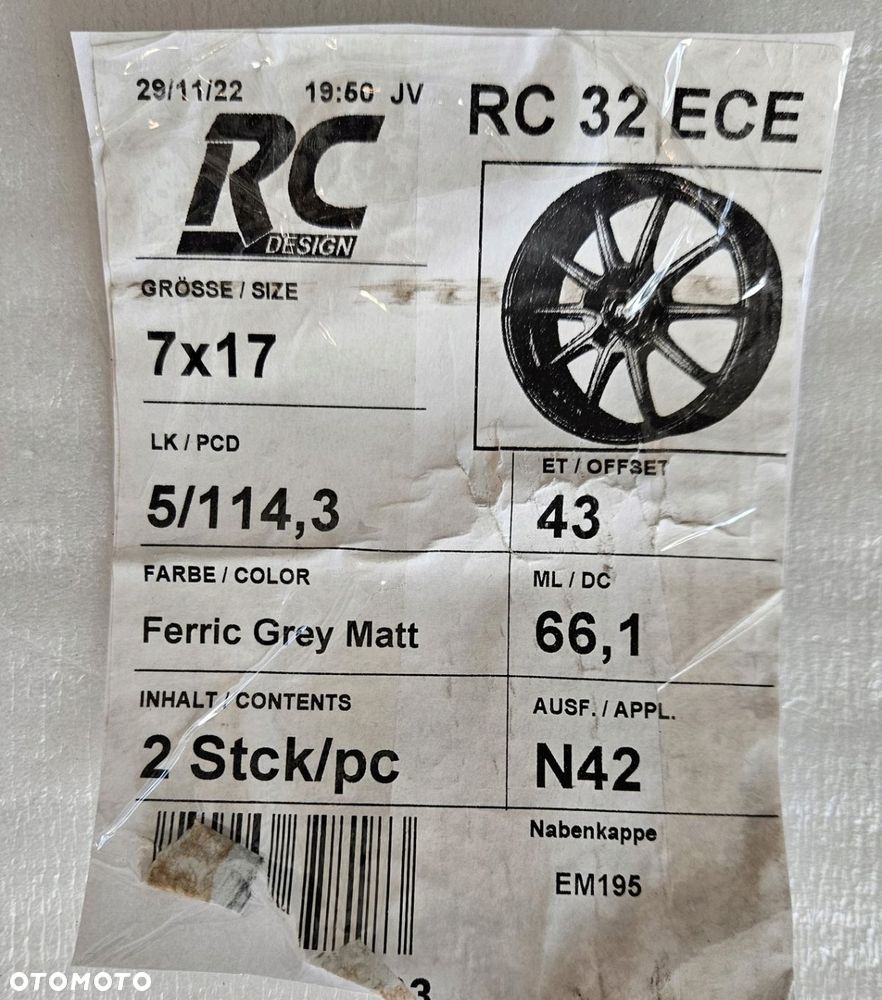 FELGA RENAULT MEGANE TALISMAN KADJAR SCENIC 7X17 17 ET43 5X114,3 NOWA - 11