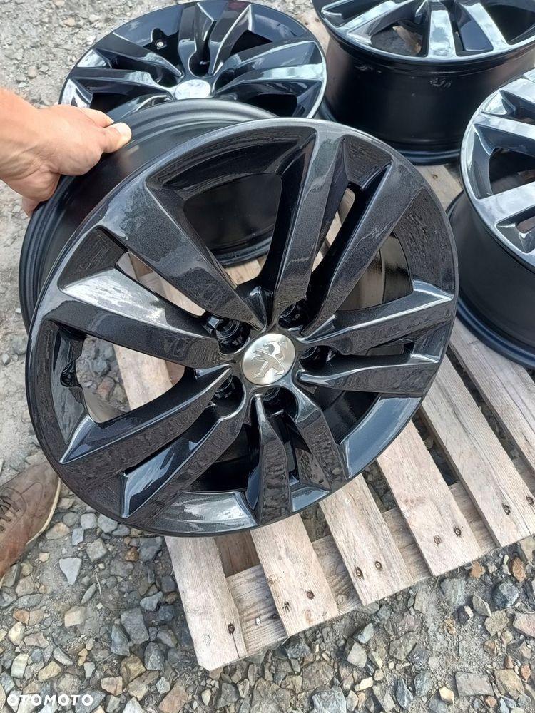 peugeot 308 t9 felgi 16" 5x108 et44 7.0j jak nowe grafit 9677989577 - 6