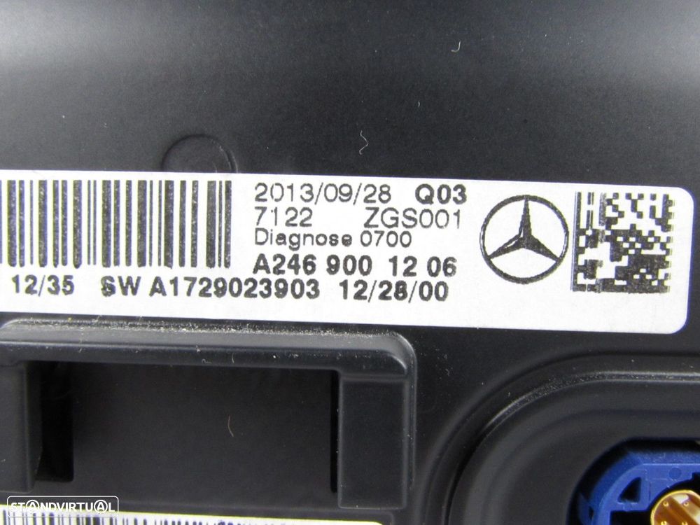 Monitor/ Display Central Seminovo/ Original MERCEDES-BENZ B-CLASS (W246, W242)/M... - 3