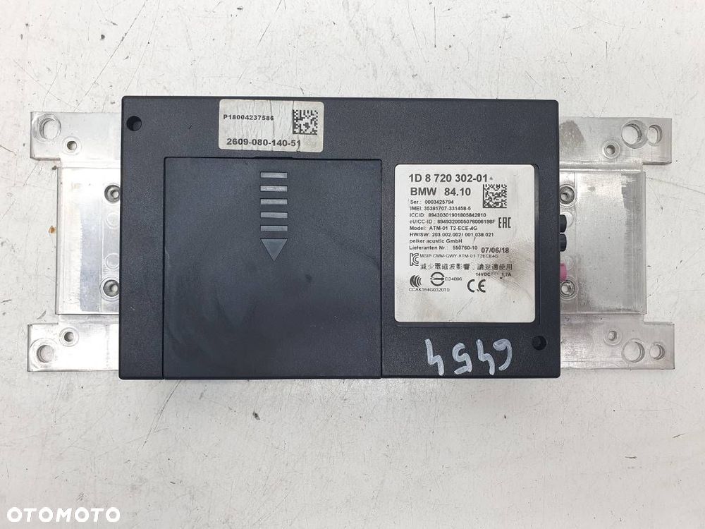 MODUŁ STEROWNIK BLUETOOTH BMW 3 F30 F31 F20 F21 F34 EU 8720302 - 1