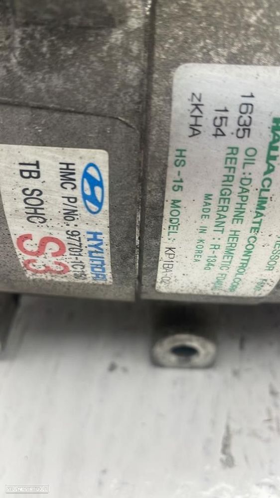 COMPRESSOR AR CONDICIONADO HYUNDAI GETZ 2005 - 2