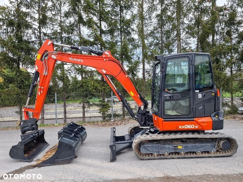 Kubota KX 060-5 Mini koparka , 2022 3 łyżki do koparki