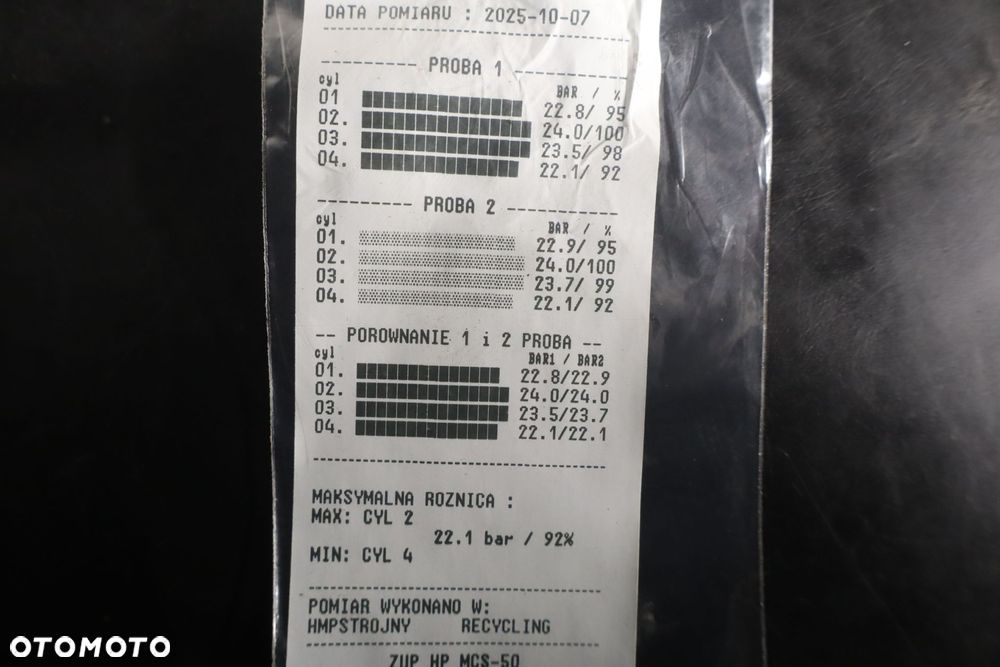 SILNIK  FIAT BRAVO II 1.6JTD 119KM 198A2000 TEST FILM - 2