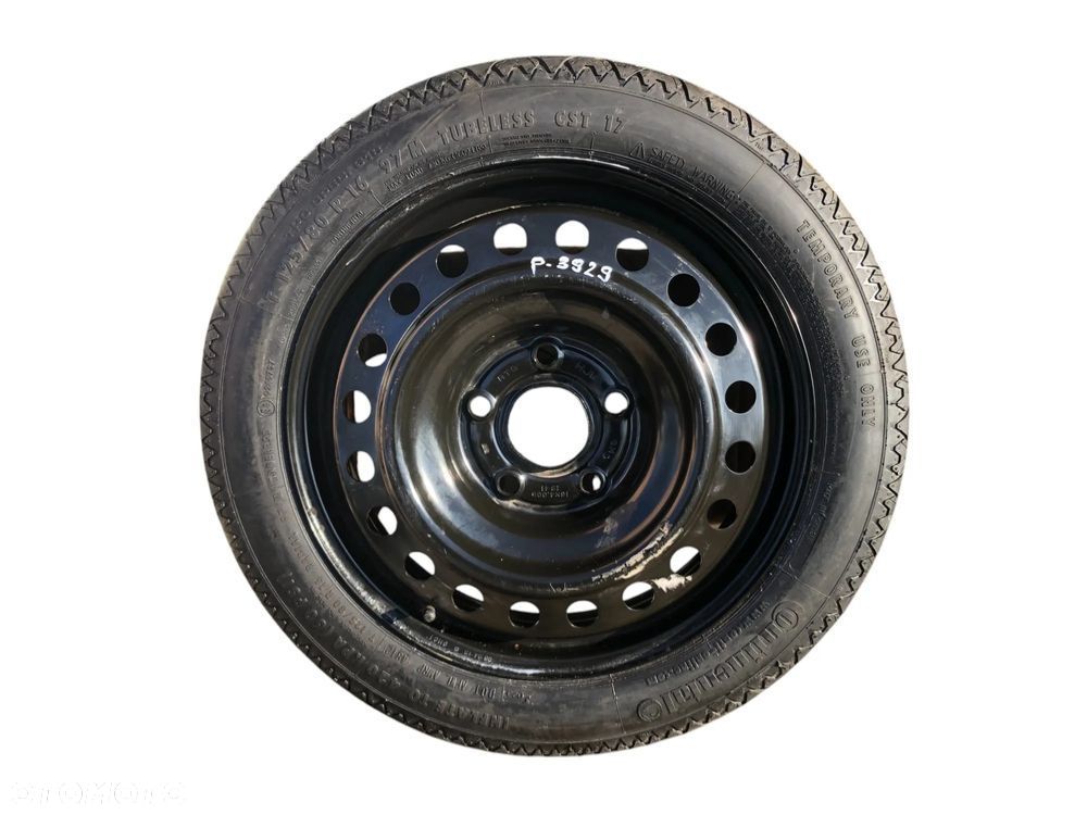 3930. koło zapasowe dojazdowe 125/80 r16 5x120 67.1mm et:41 opel insignia - 1