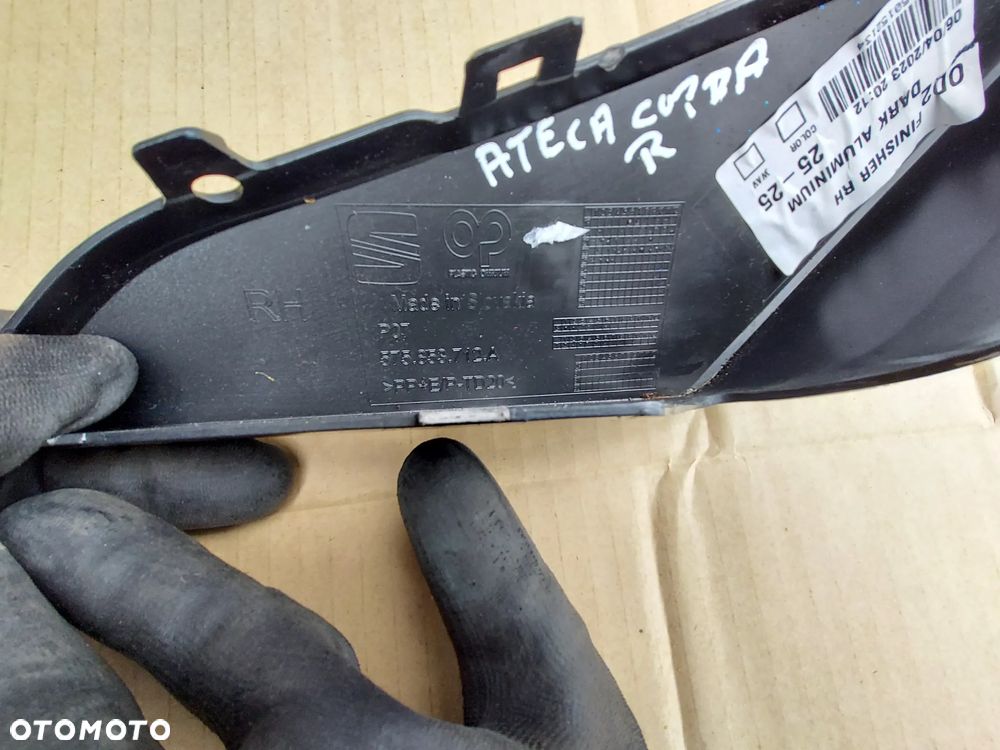 Seat Ateca Cupra 16- Listwa Zderzaka Przód R - 3