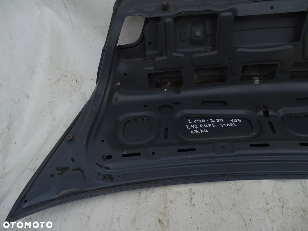 KLAPA BAGAŻNIKA BMW E46 COUPE LIFT STAHLGRAU F-VAT - 12