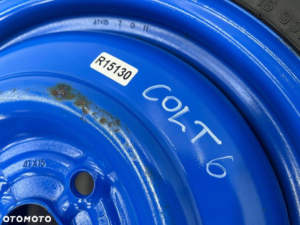Felga Mitsubishi Colt 6 Z30 04-12r. Forfour 454 4x114,3 3,5x15 et40 Koło zapasowe dojazdowe rezerwa - 14