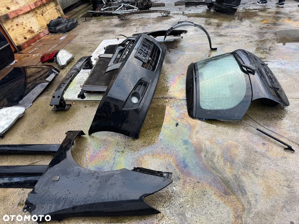 Toyota corolla e12 maska zderzak przód drzei prawe lewe progi nadkole błotnik prawy lewy klapa tył tylnia klapa bagażnika lusterko kod lakieru 209 czarny fb15 - 2