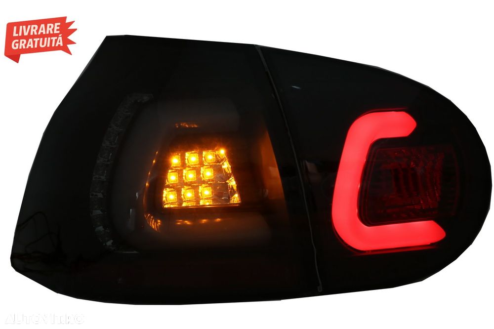 Stopuri TUBE LED BAR VW Golf 5 V (2004-2009) Negru Fumuriu Urban Style- livrare gratuita - 4