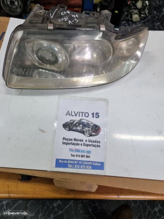 farol esquerdo Audi A3  98 - 1