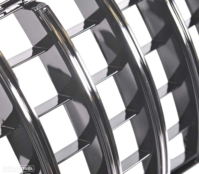 GRELHA FRONTAL MERCEDES CLASE A W176 LOOK AMG GT PRETO CROMADO 16-18 - 2