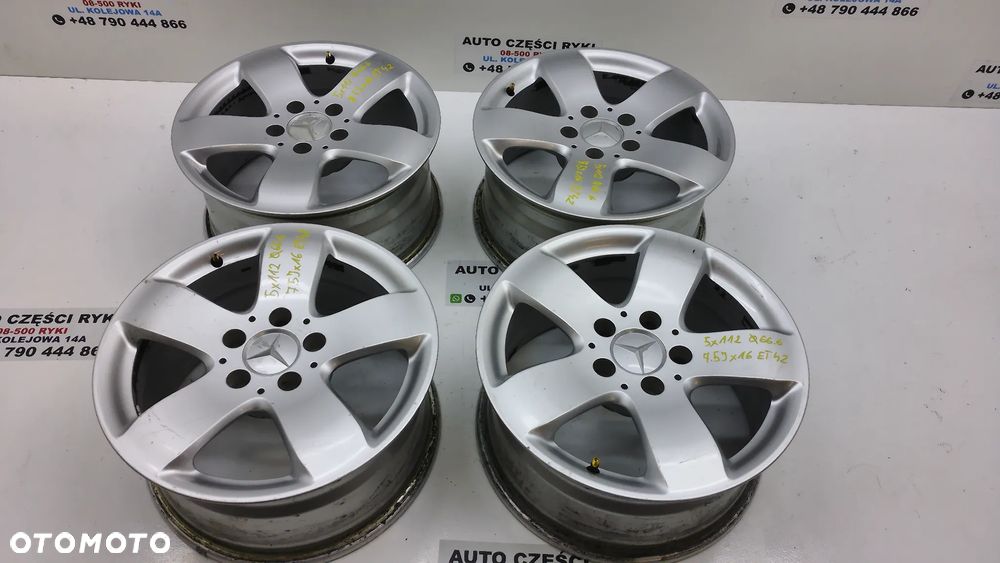 Mercedes Felgi Alumiowe 5x112 7.5Jx16 et42 - 2