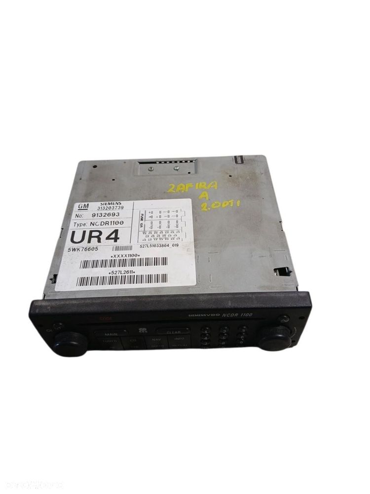 RADIO CD OPEL ZAFIRA A 313203739 ZAFIRA A - 1
