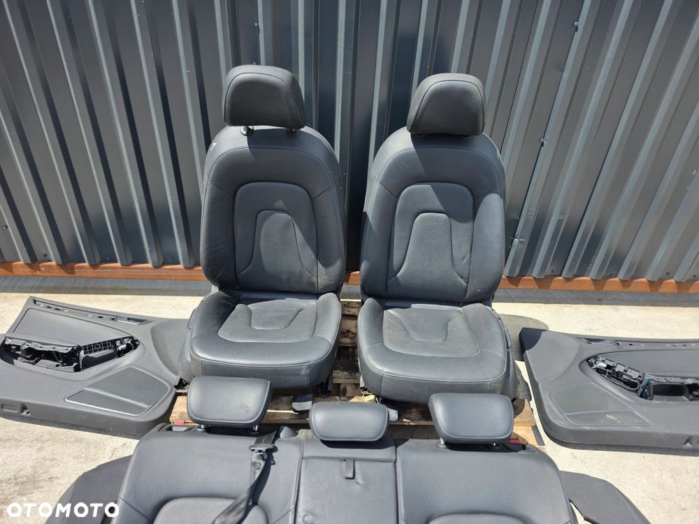 FOTEL FOTELE AUDI A4 B8 KOMPLET SKÓRA 2008-2016 BEZ PODGRZEWANIA ! *1 - 4