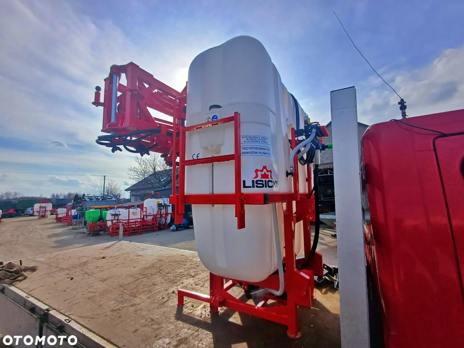 Opryskiwacz 1200L 1000L 600L 400L Opryskiwacz zawieszany polowy Lisicki RĘCZNY / HYDRAULICZNY - 3
