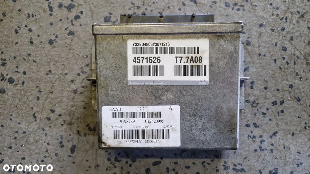 SAAB 95 9-5 2.3T STEROWNIK SILNIKA 9198789 - 1
