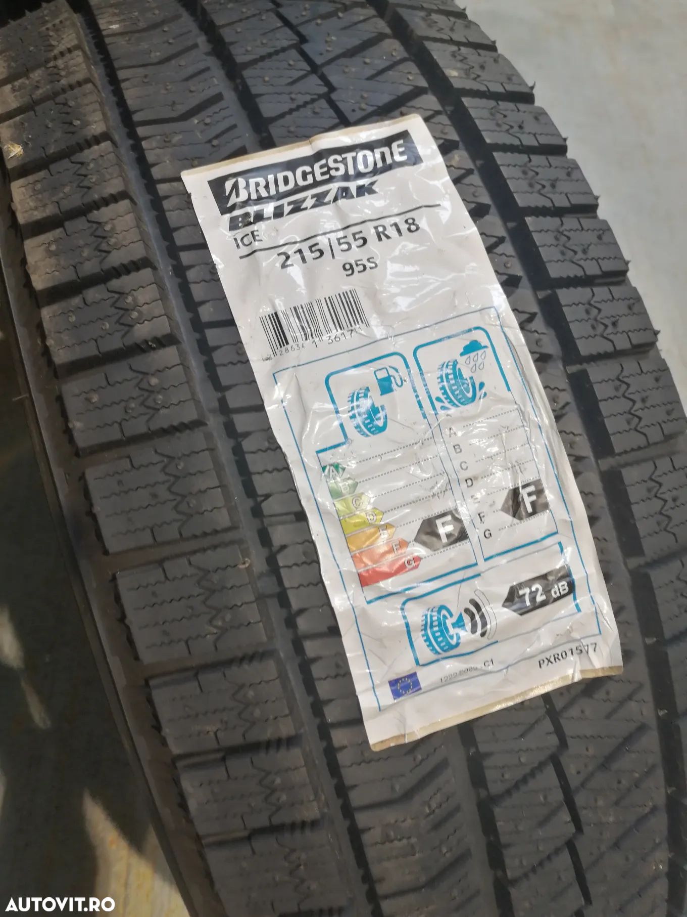 Anvelope noi iarna 215/55 R18 BRIDGESTONE BLIZZAK ICE 95S - 1