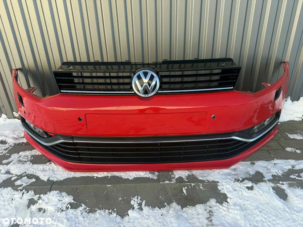 Vw Polo 6R Lift 6C Zderzak Przód Przedni Sprysk. PDC. LP3G 14-17 - 1