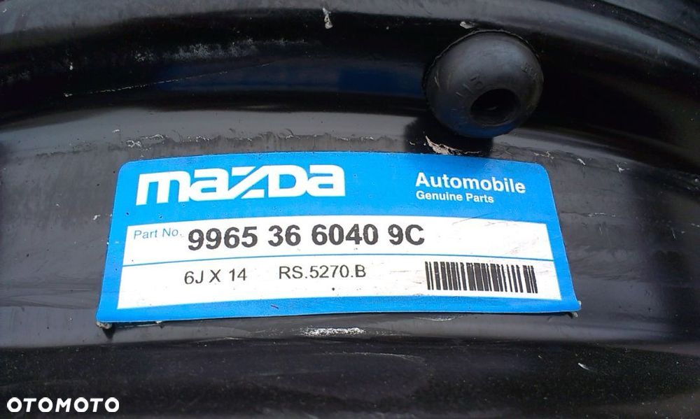 14” - Felgi 4x100 , r-14 cali  TOYOTA Yaris , IQ - MAZDA 2 , 1 - SUZUKI Swift , Splash Koło Zapasowe - 8