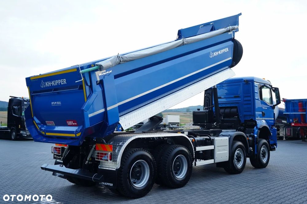 MAN TGS 41.480 / 8X8 / WYWROTKA / TYLNOZSYPOWA / KH KIPPER / HARDOX / BOGATE WYPOSAŻENIE / - 5