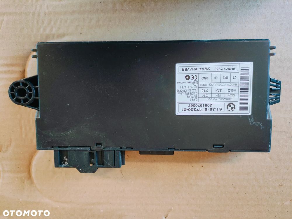 BMW E90 LIFT STEROWNIK MODUŁ KOMFORTYU 5WK49513VBR - 2