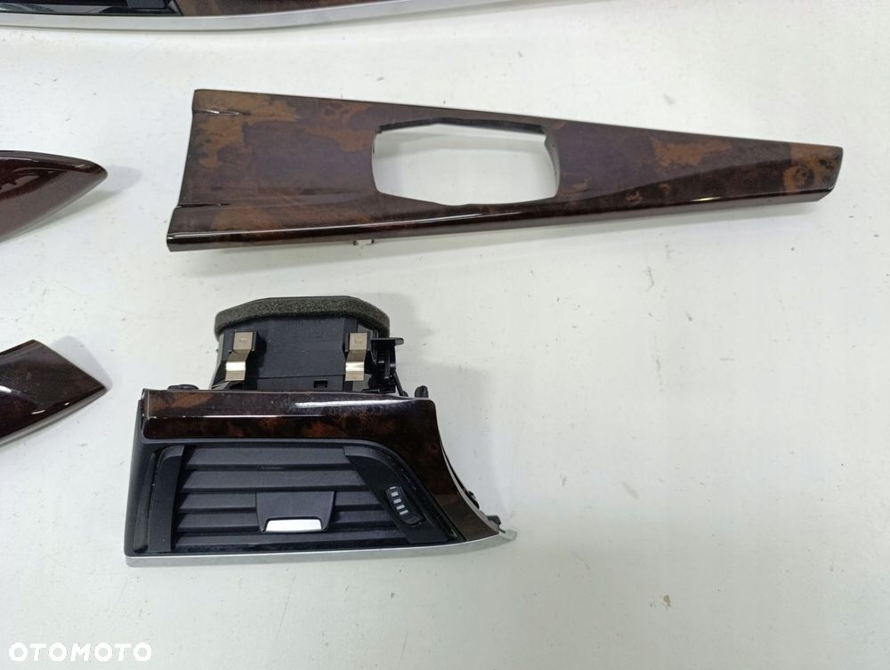 BMW F32 LISTWY DEKORY DREWNO KOMPLET EUROPA - 4