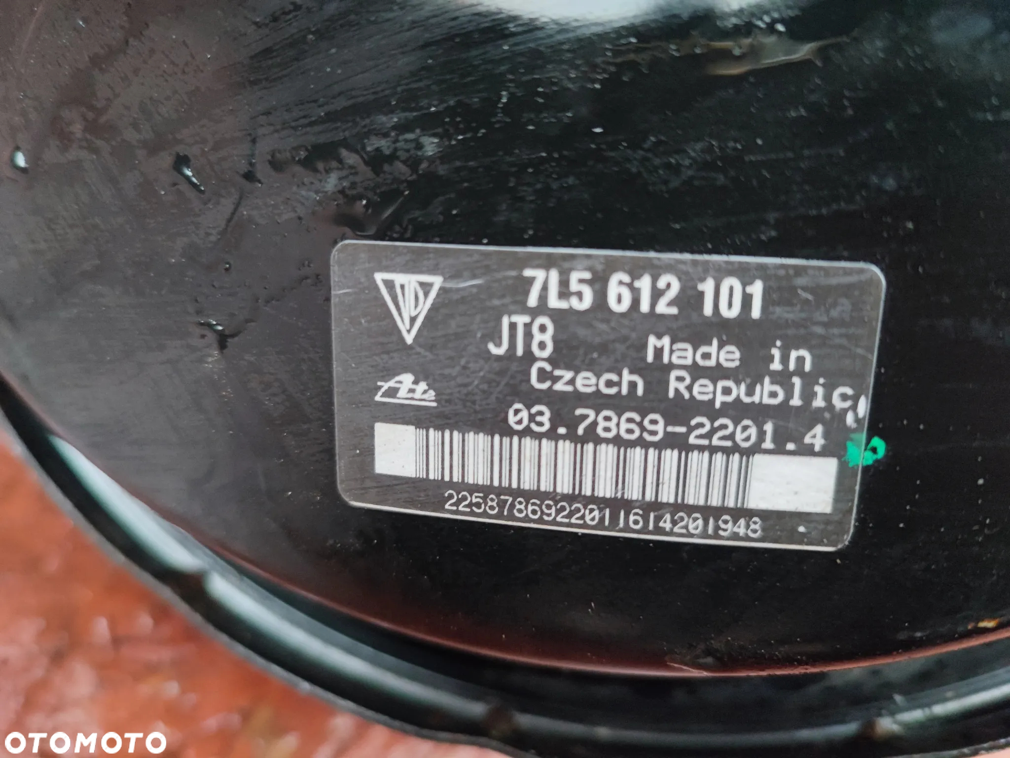 PORSCHE CAYENNE ORYGINALNA POMPA HAMULCOWA + SERWO HAMULCOWE EUROPA AUTOMAT + CZUJNIKI SIŁY HAMOWNIA O NR. 03 7869 2201.4 / 7L5 612 101 OEM - 11