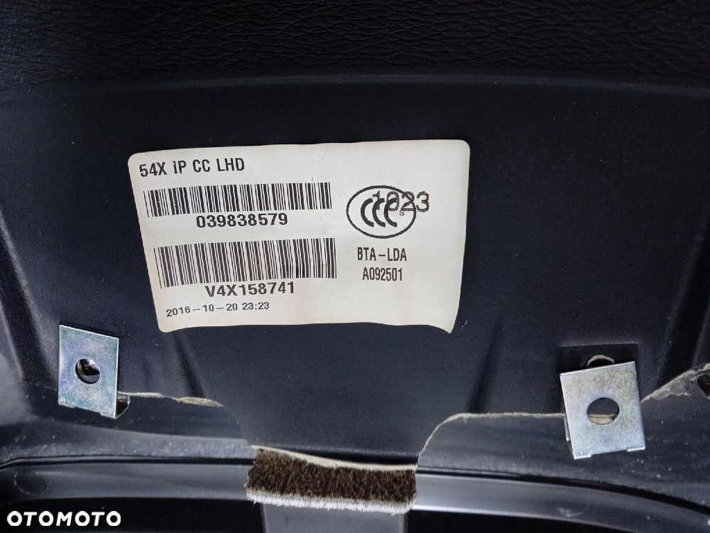 VOLVO V90 S90 II DESKA ROZDZIELCZA AIRBAG KPL EU 039838579 - 5
