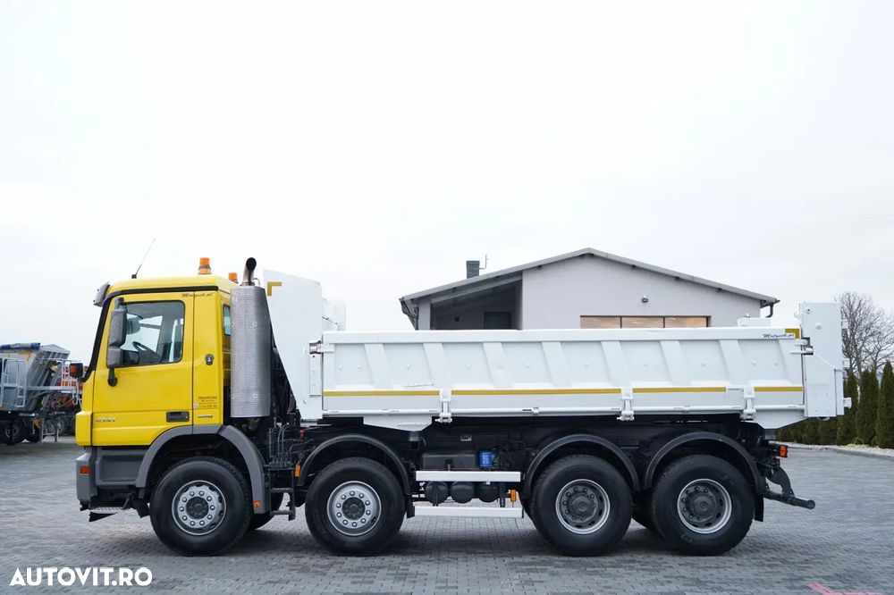 Mercedes-Benz ACTROS 4141 / 8x4 / CAROSERIE INTERSCHIMBABILĂ BDF / BASCULĂ BĂTĂȚI / BANCĂ HIDRODOXICĂ / CLAPETĂ HIDRODOXICĂ / EPS + AMBREIAJ - 13