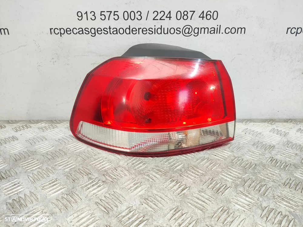 Farolins traseiros trás direito esquerdo originais Volkswagen Golf VI 5K Carro 3 e 5 portas de 2008 a 2013 - 6