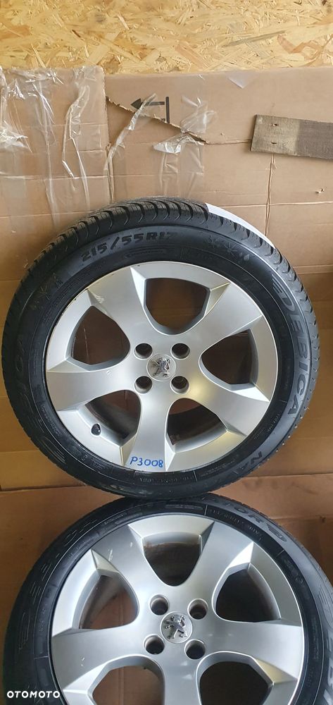 Alufelgi z oponami alusy felgi aluminiowe 4X108 R17 7.5J ET29 215/55 R17 Peugeot 3008 9684883880 - 3